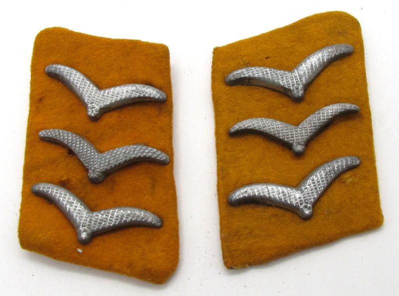 Luftwaffe Flight/FJ 'Obergefreiter ' Collar Tabs