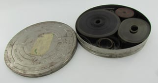 Large Film can with 3x 35mm film included