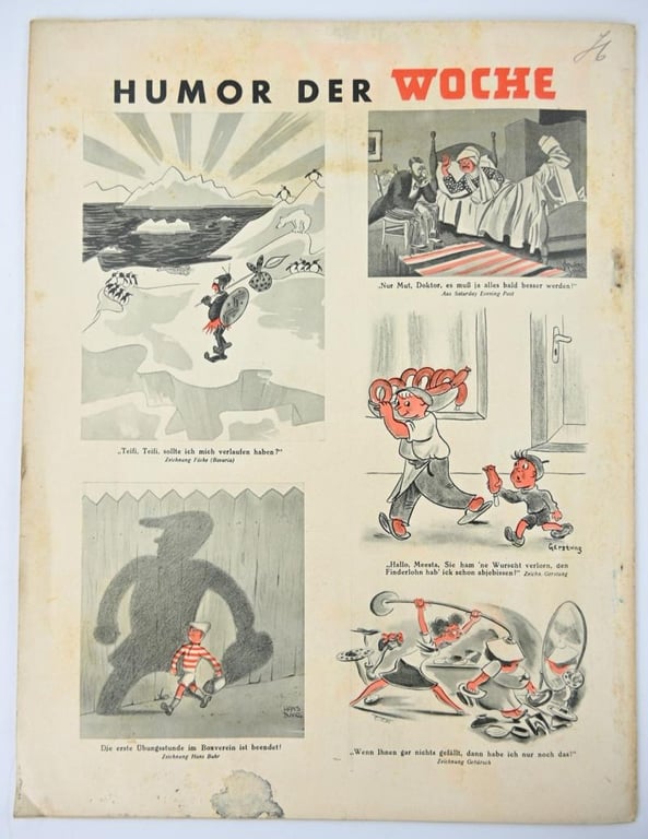 German Third Reich Magazine 'Die Woche' 1940