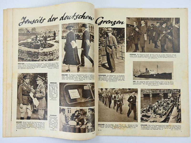 German Third Reich Magazine 'Die Woche' 1940