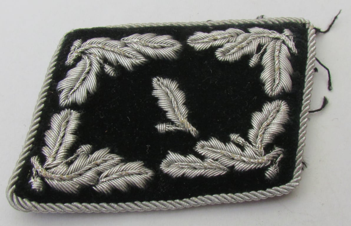 Rare Heer / Luftwaffe Forestry Service Forstamtmann / Forstmeister Collar Tabs – Black Velvet