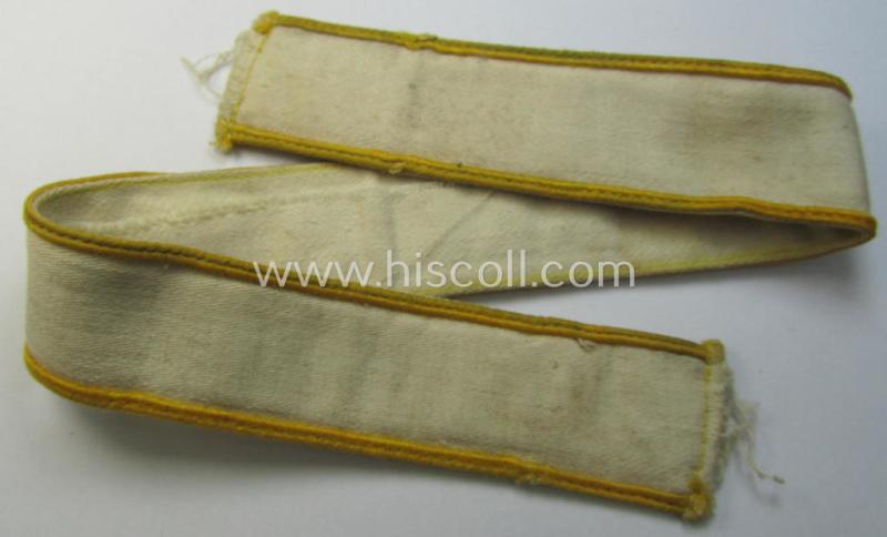 Superb, WH (LW o. Heeres) cuff-title (ie. 'Ärmelstreifen') entitled: 'Kreta' (being a wonderful- and totally non-shortened example that comes in a truly issued- ie. I deem once tunic-attached, condition)