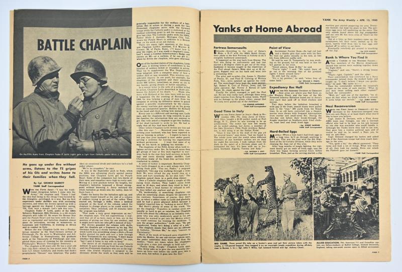 US WW2 Yank Magazine 13 April 1945