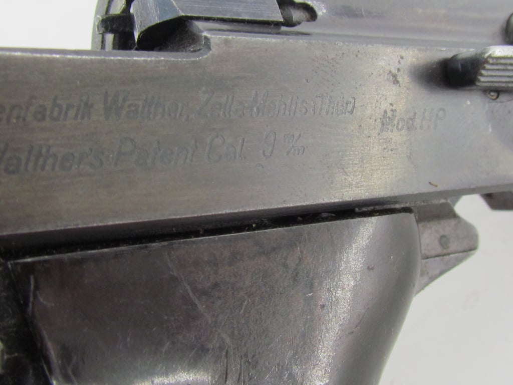 Walther Modell HP (Heerespistole) Semi-Automatic Pistol – EU Deactivated