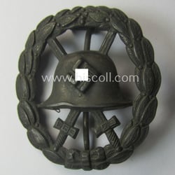 Early-pattern black-class wound-badge (ie.: 'Verwundeten Abzeichen in Schwarz')...