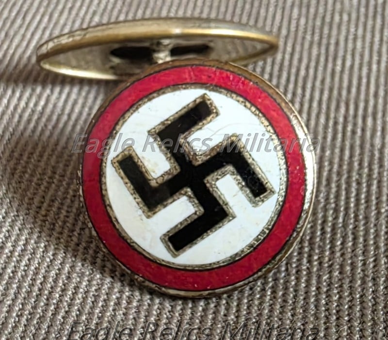 A Pair of Sympathisers Cuff Links in a box