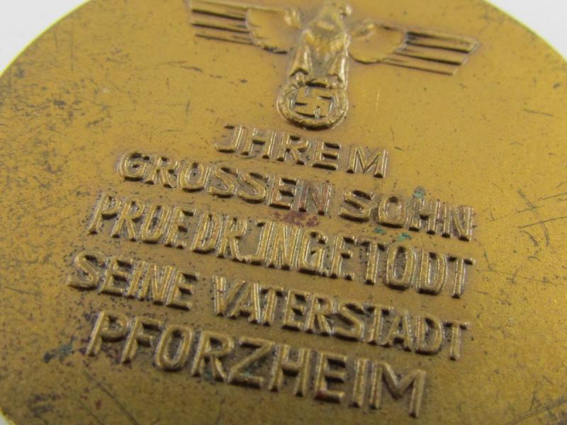 A 1939 Voyage Of The KdF Cruise Ship "Robert Ley" To Norway Medal