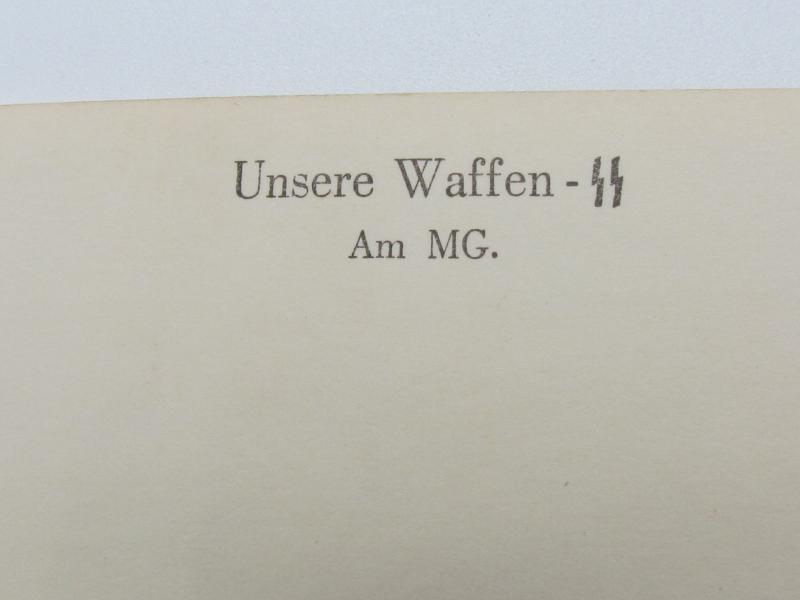 Postcard : Unsere Waffen-SS