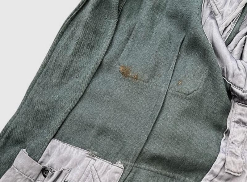 Luftwaffe ‘Drillich’ (HBT) Green Field Blouse (Feldbluse)