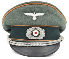 German WH Officer Visor Cap 'Kradschützen'