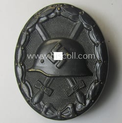 Hardly used- nor worn, black-class wound-badge (or: 'Verwundeten-Abzeichen...