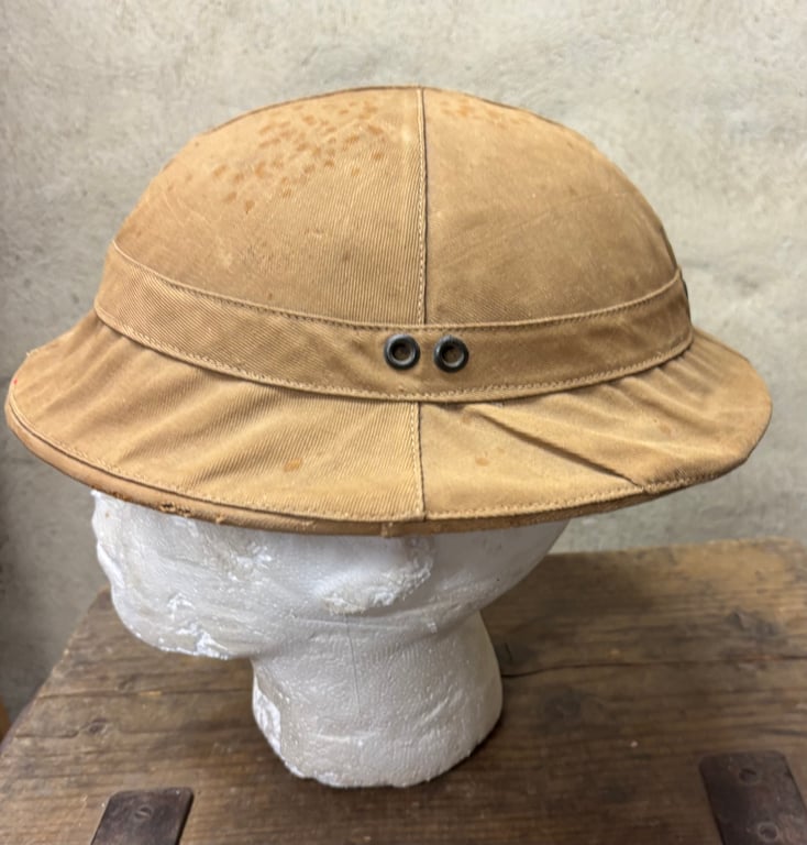 Mark 1 Helmet with Original Issue Helmet 1917 Pattern Cover