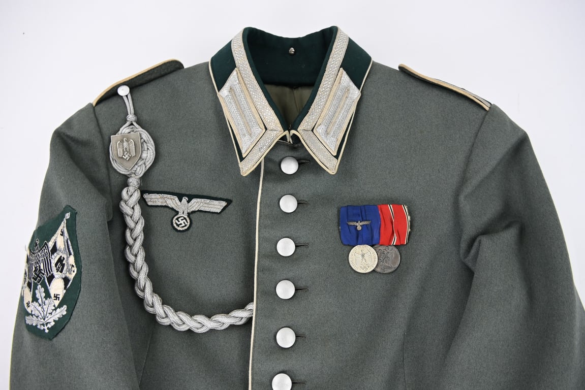 German WH NCO Parade Dress Tunic Infantry Regiment 16 Standard-Bearer