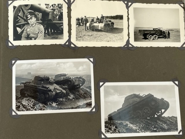 WWII THIRD REICH PANZER TROOP PHOTO ALBUM
