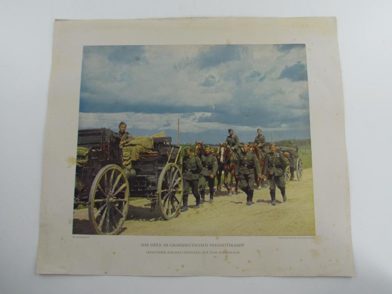 German.Printed Photo,”Das Heer Im Grossdeutschen Freiheitskampf