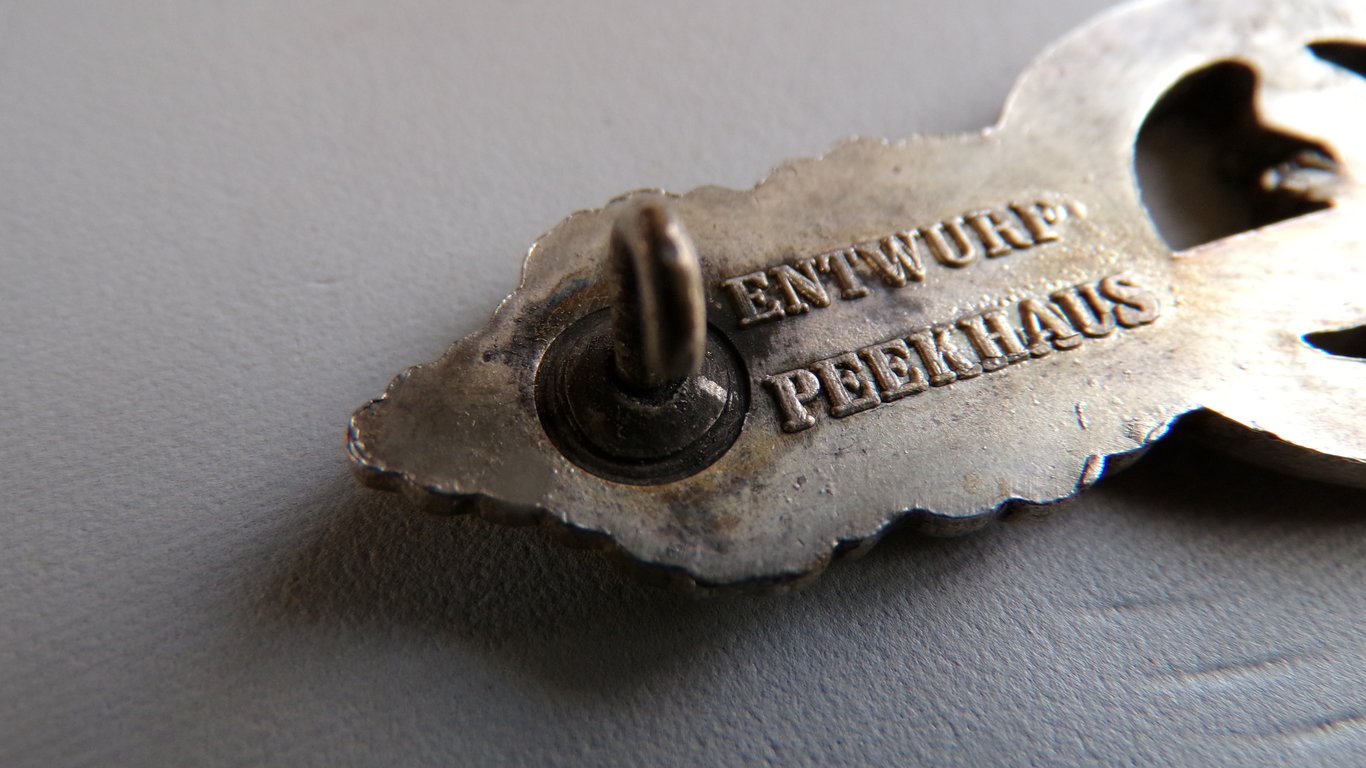 U-Boat Front Clasp in Silver Schwerin Berlin
