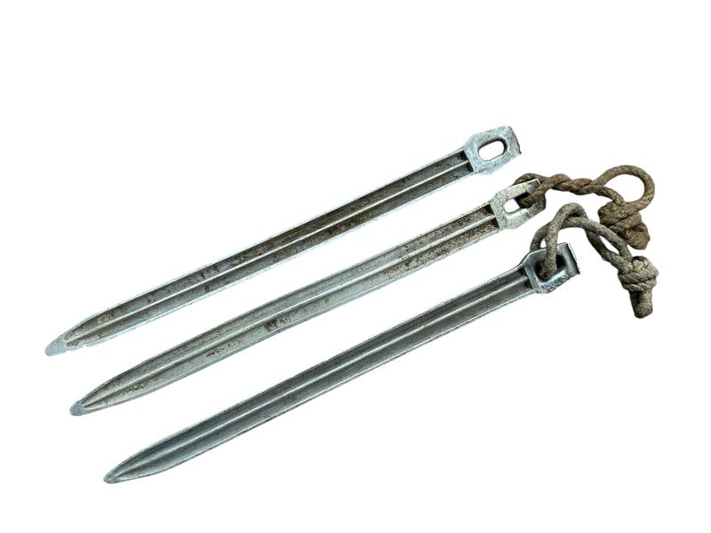 3x Tent Pegs marked 'GA 38'
