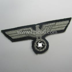 WH (Heeres) officers'-type, hand-embroidered breast-eagle (ie. 'Brustadler für...