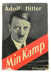 Swedish WW2 Mein Kampf Book by Adolf Hitler...