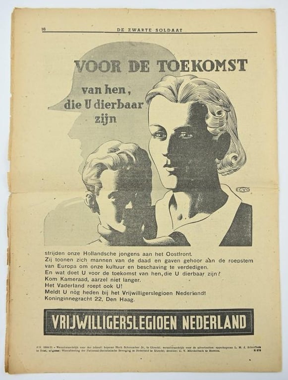 Dutch SS Magazine 'De Zwarte Soldaat' 1942