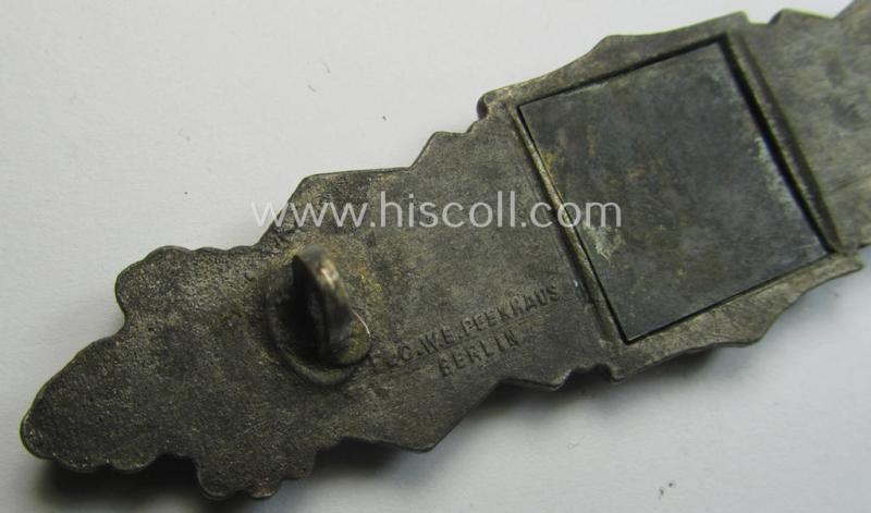 'Nahkampfspange in Silber' being a maker- (ie. 'FLL'-) marked so-called: '3rd pattern'-specimen