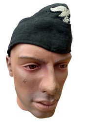 Luftwaffe Black Panzer / Mechanic's Overseas Cap by...
