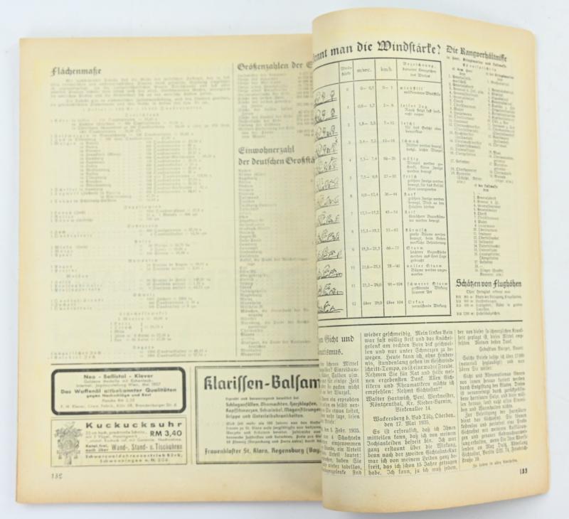German Kyffhauserbund Kalender 1937