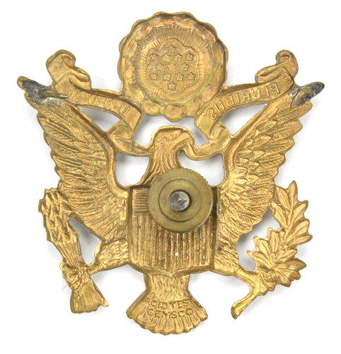 US WW2 Officer's Cap Badge