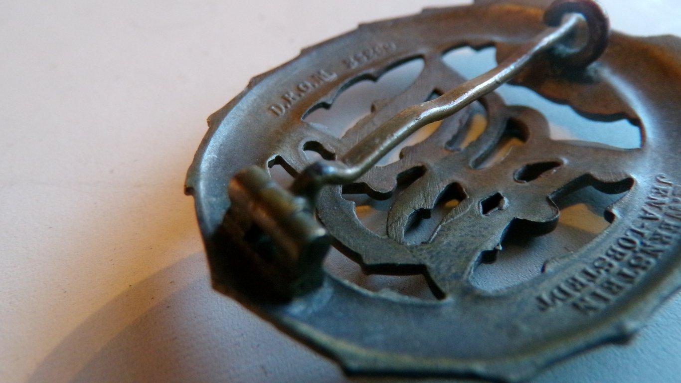 Deutsches Turn u Sportabz. 1919-1934 DRA in Bronze