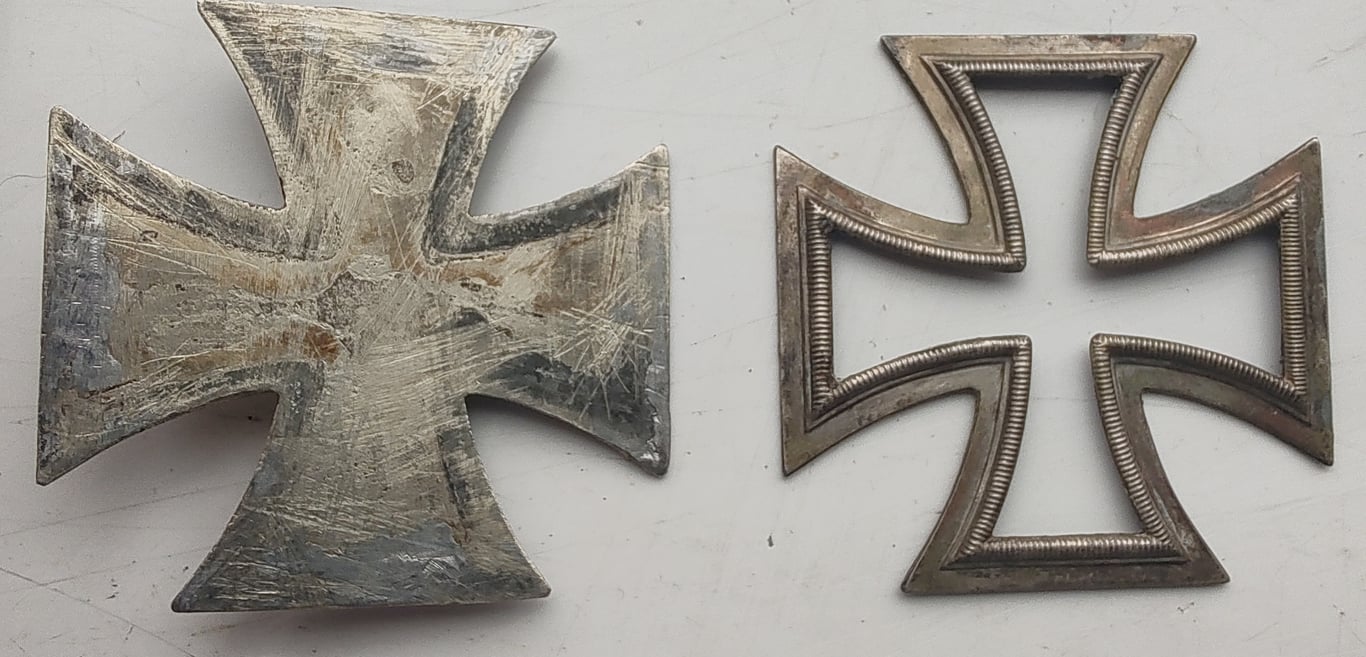 WWII Iron cross 1st and 2nd class parts