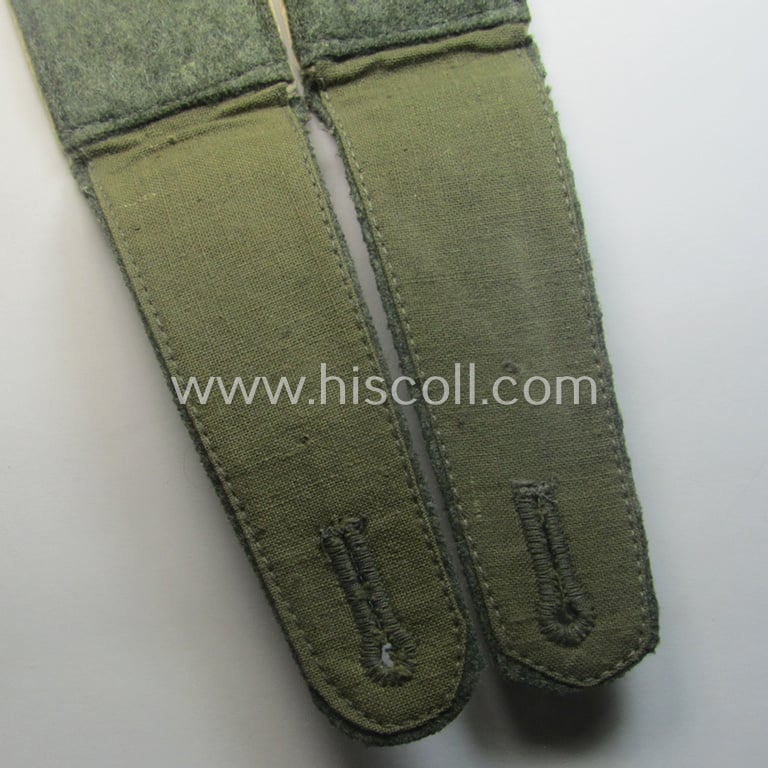 Pair of early- (ie. mid-) war-period WH (Heeres), 'M40'-pattern (rounded-styled and neatly 'cyphered') EM-type shoulderstraps as was intended for a: 'Soldat des Wehr-Ersatzdienstelle im Wehrkreises IX'