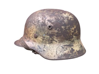 WH (HEER) M40 Camouflaged Helmet
