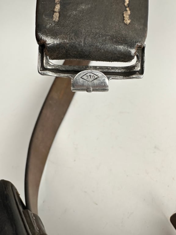 WW2 German Belt,Buckle and 2 K98 pouches "found like this"