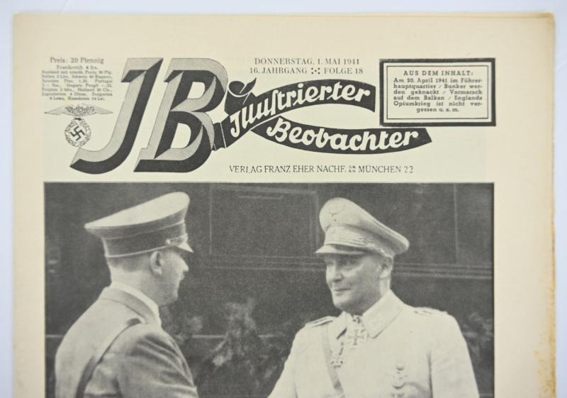 German Third Reich Magazin Illustrierte Beobachter May 1st, 1941