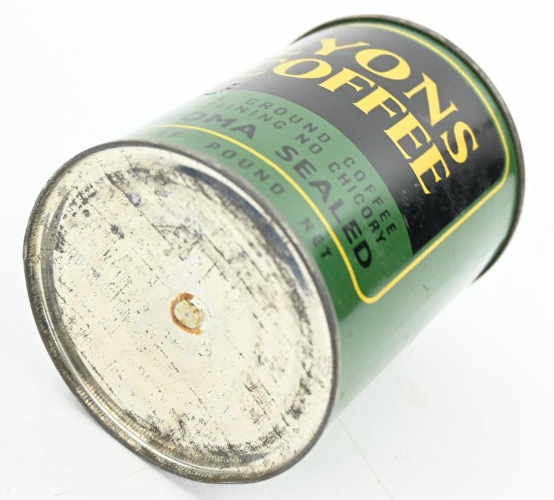 British WW2 Lyons Coffee Tin Can