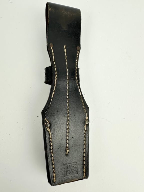 Wehrmacht K98 Leather Bayonet Frog By ‘KVZ’ 1943