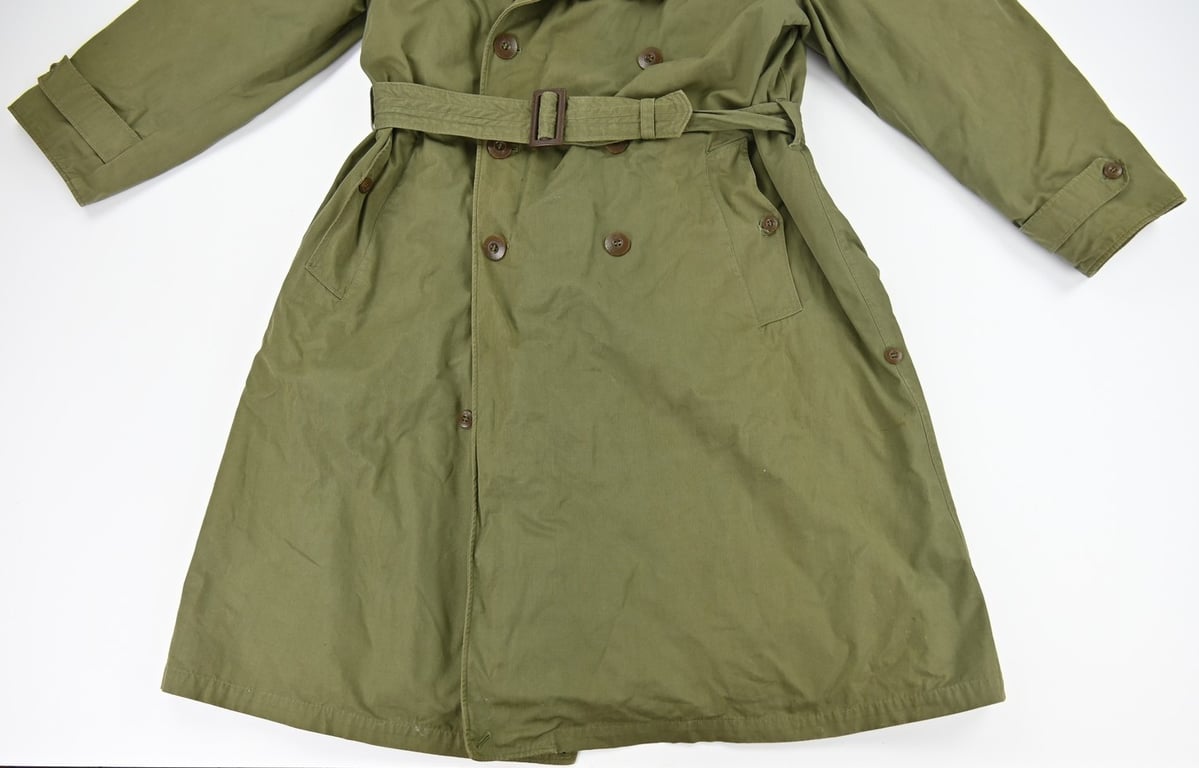 US WW2  Cotton Trench Coat w/Wool Liner  94th Infantry Division