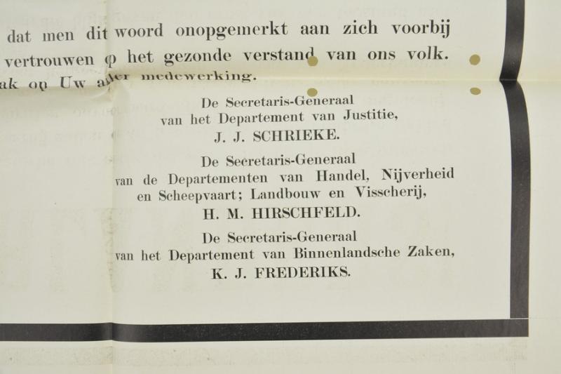 German/Dutch Announcement Poster