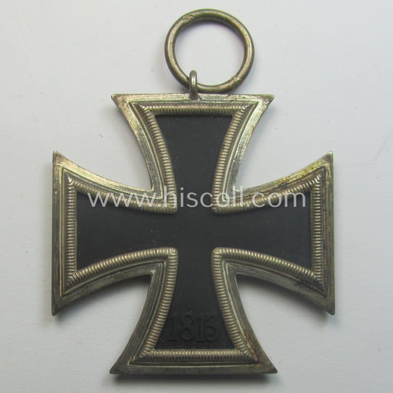 'EKII. Klasse' being a maker- (ie. '65'-) marked example that comes together with its confectioned ribbon (ie. 'Bandabschnitt') by the maker (ie. 'Hersteller'): 'Klein & Quenzer'