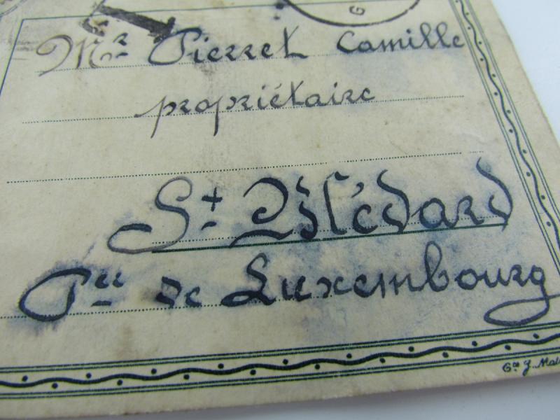 Postcard From Brussels Send To Luxembourg 1930