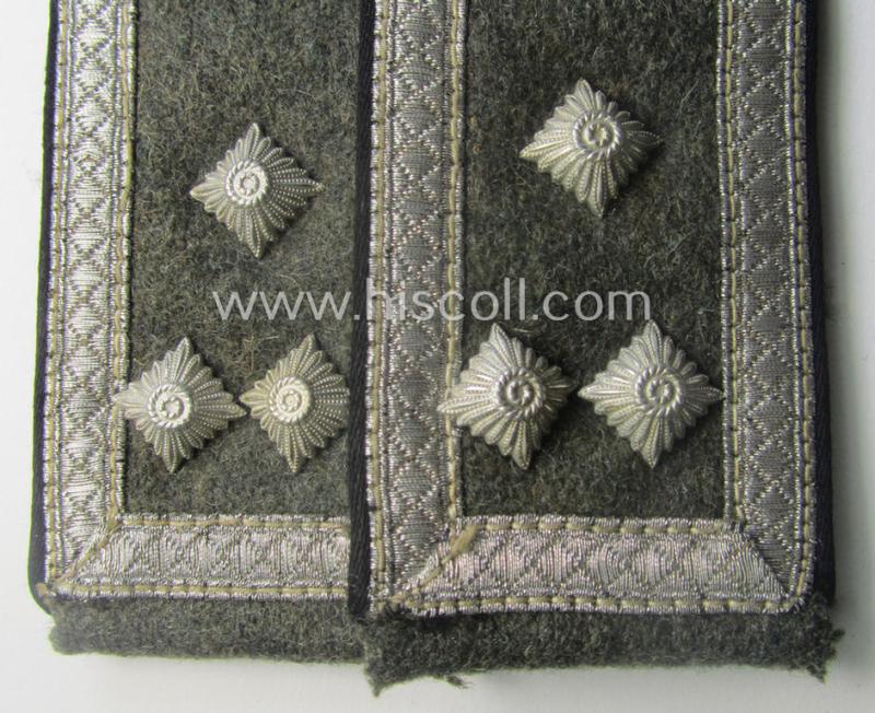 Pair of WH (Heeres) NCO-type shoulderstraps: 'Stabsfeldwebel o. Spiess einer Pionier-Abtlgs.'