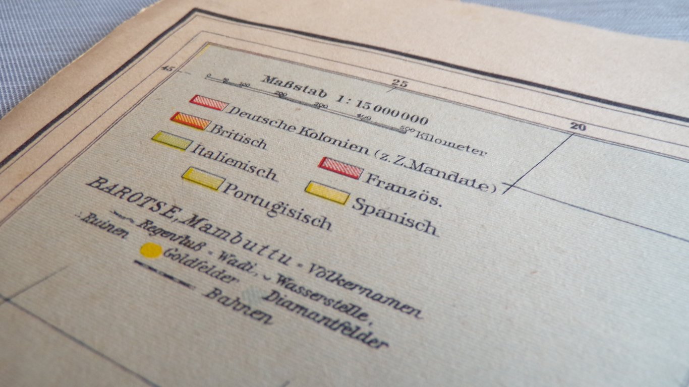 Afrika-Karte – Tornisterschrift des Oberkommandos der Wehrmacht