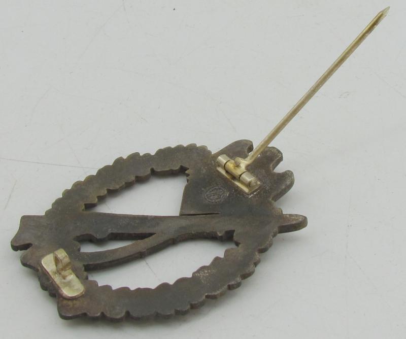 Infantry Assault Badge ( Sturmabzeichen ) in Silver –Fritz Zimmermann Stuttgart