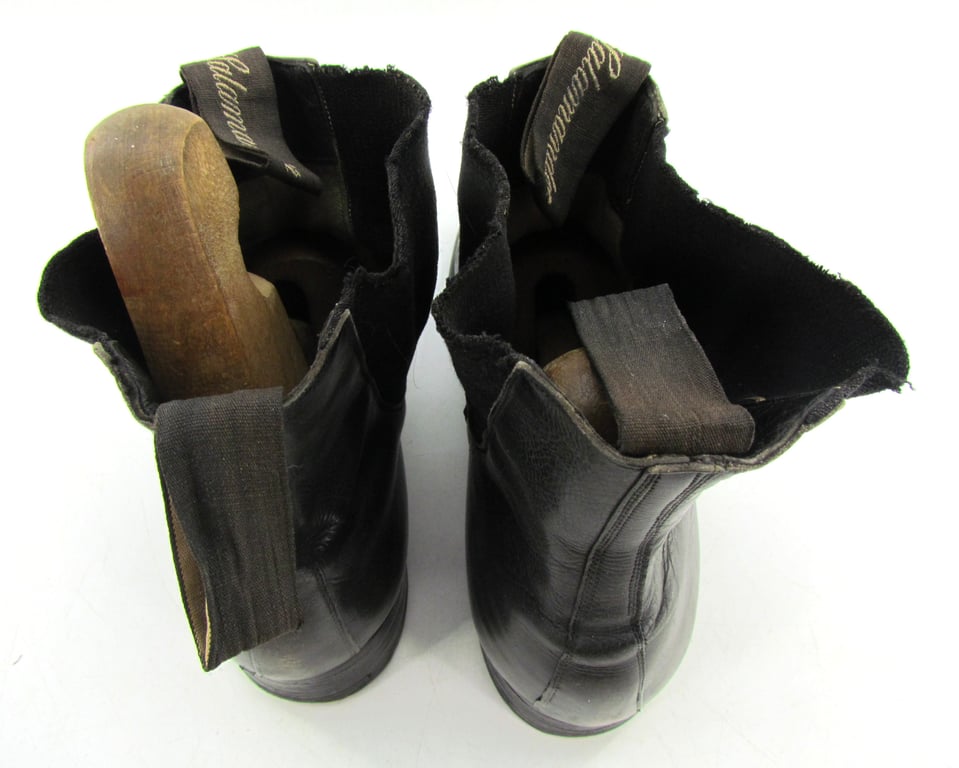 German Wartime "Salamander" Dress Shoes with Shoe Lasts