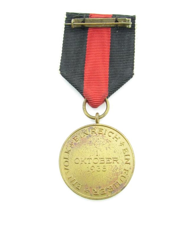 German 1 October 1938 Medal