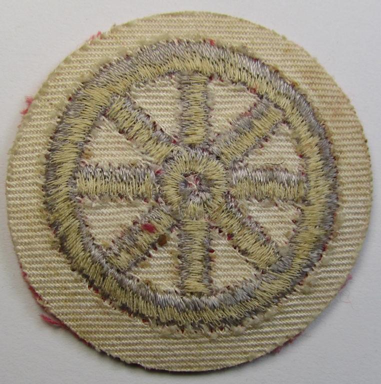 Attractive, HJ ('Hitlerjugend') so-called: 'Motor-HJ Prüfungsabzeichen in Silber' (or: silver-class motor-proficiency badge) being a 'virtually mint ie. unissued' example