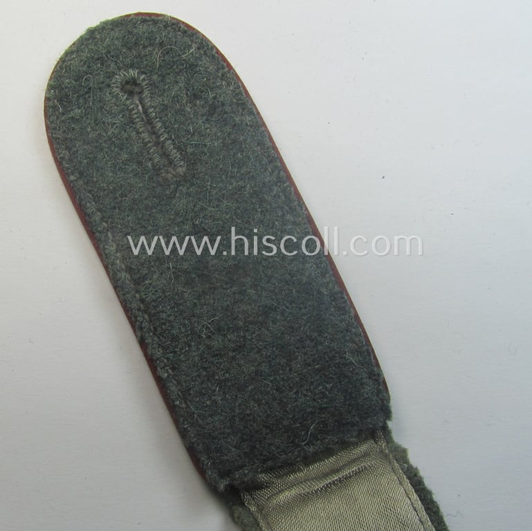 Single, WH (Heeres) EM-type (ie. 'M41 o. M43'-pattern) shoulderstrap: 'Soldat der Kradschützenbtle. der Pz.Div. u. Inf.Div. (mot)'