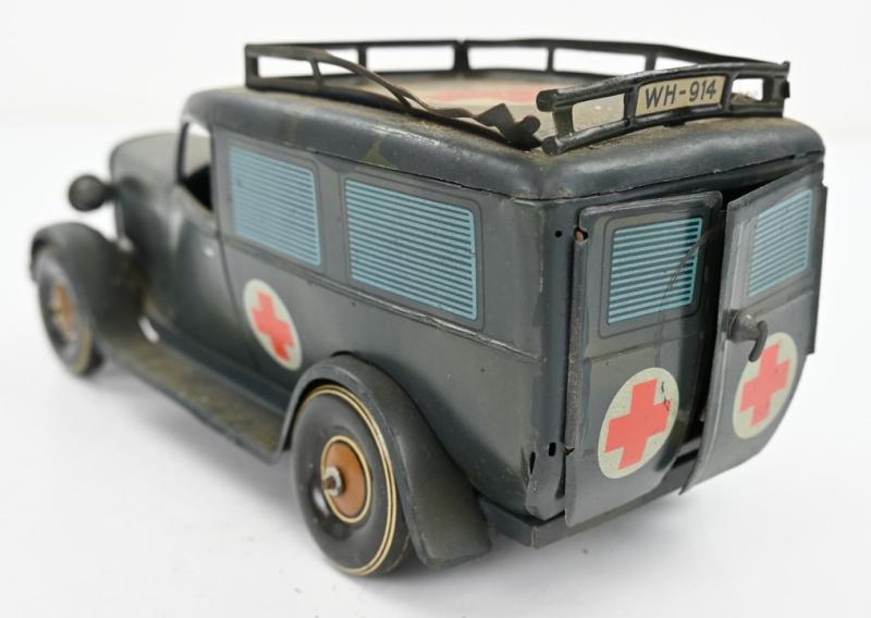German WW2 Tippco Haußer Tinplate Wehrmacht Ambulance