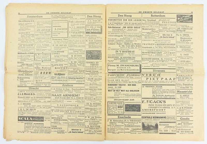 Dutch SS Magazine 'De Zwarte Soldaat' 1942