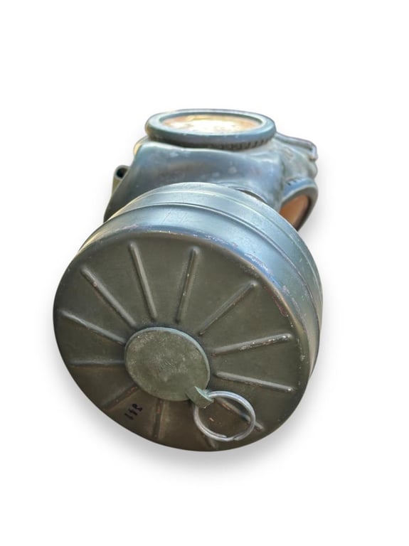 Olive Tropical Tan Gasmask Canister -named-